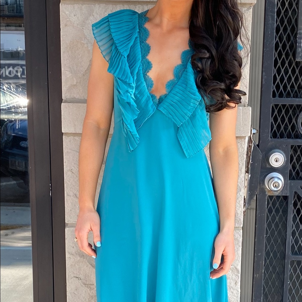 Asos Midi Ruffle Dress - Picture 3 of 7